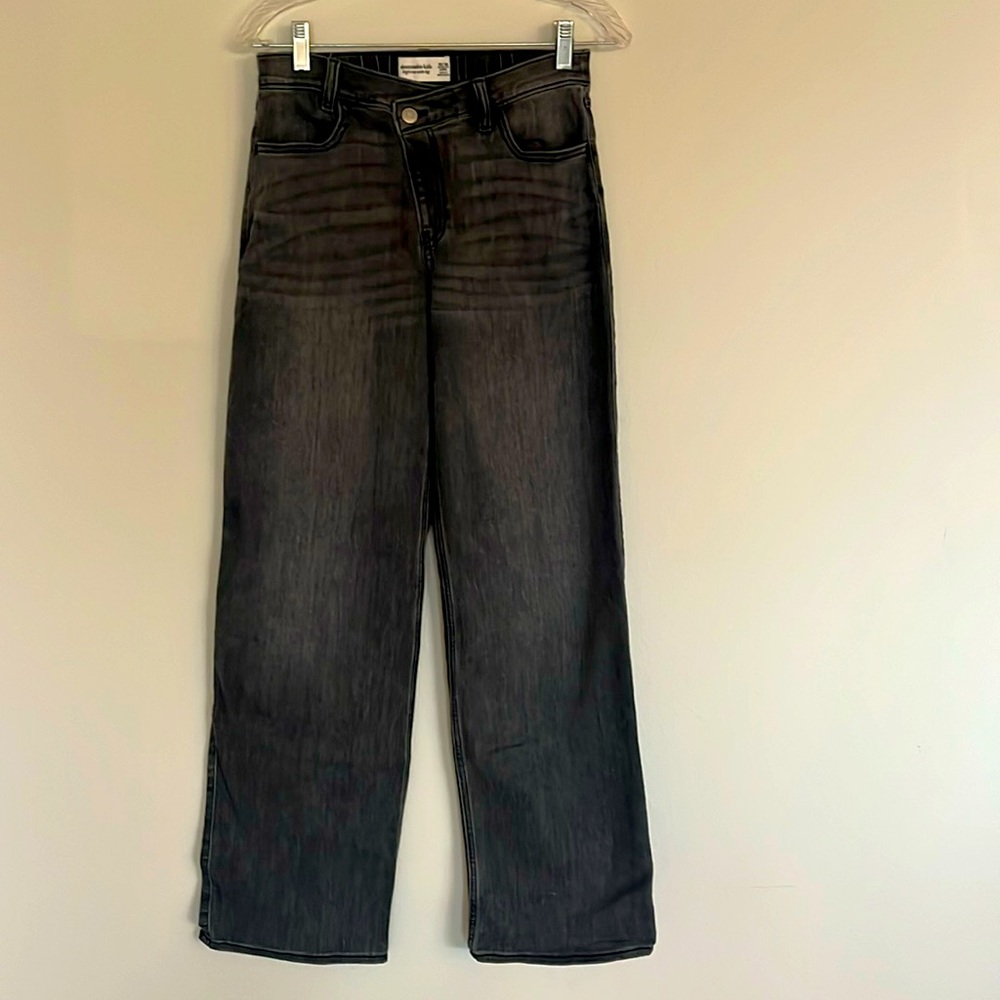 Abercrombie kids black jeans
